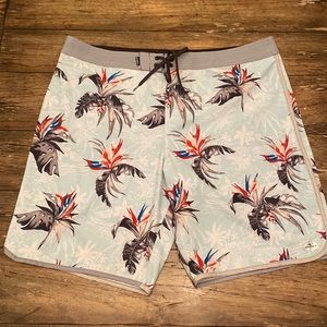 O’Neill Aqua Hawaiian Swim Trunks